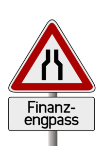 finanzieller Engpass